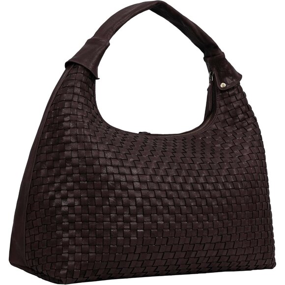 Addison Braided Leather Tote Bag for Women